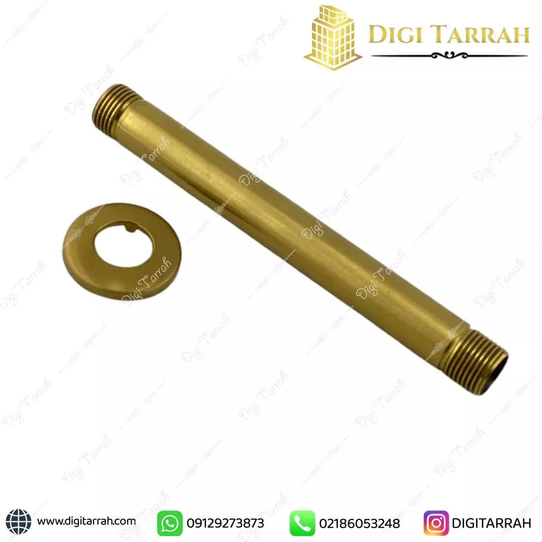 میله سقفی سردوش طلایی مات