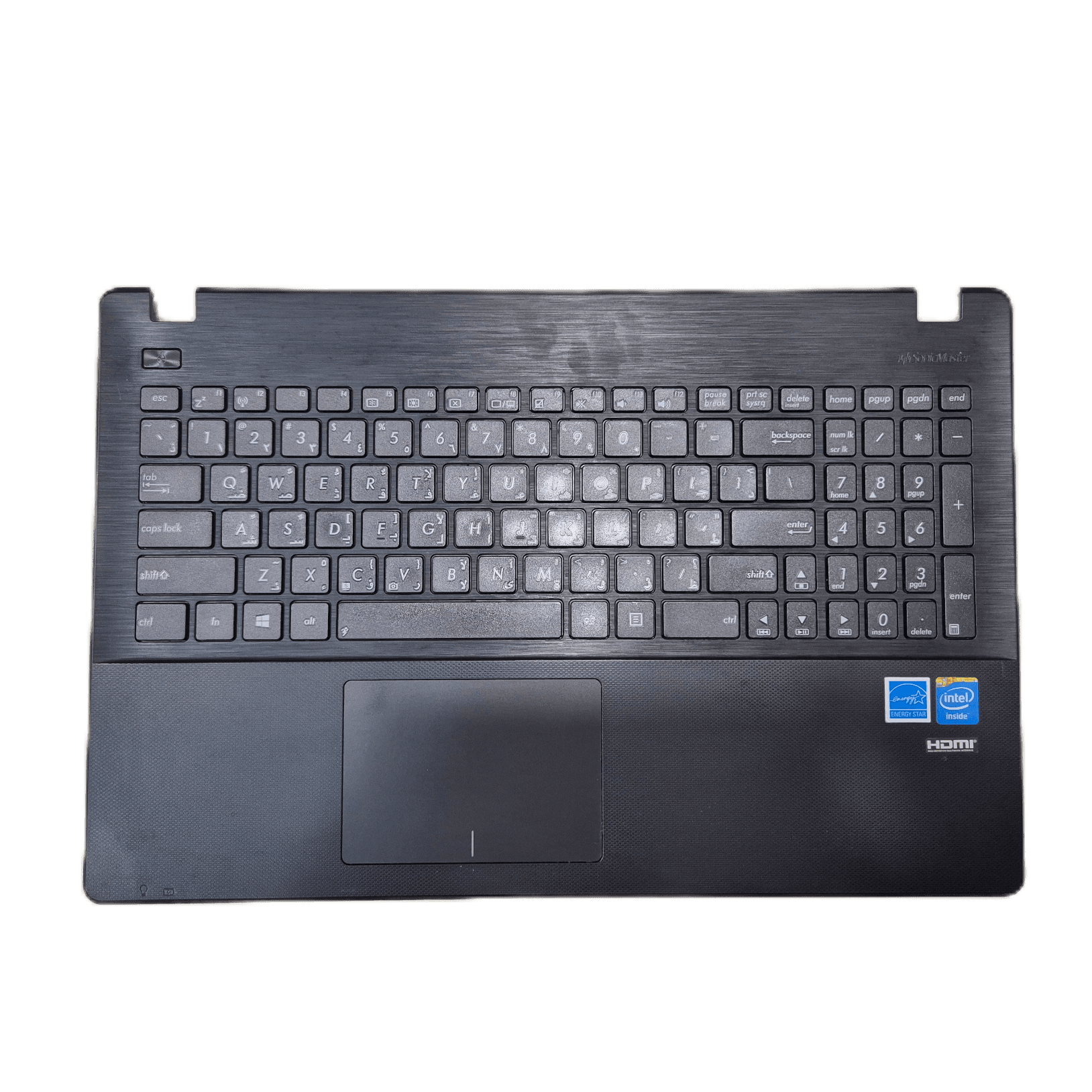 قاب کامل C لپ‌تاپ ASUS X551 با کیبورد، تاچ‌پد و دکمه پاور