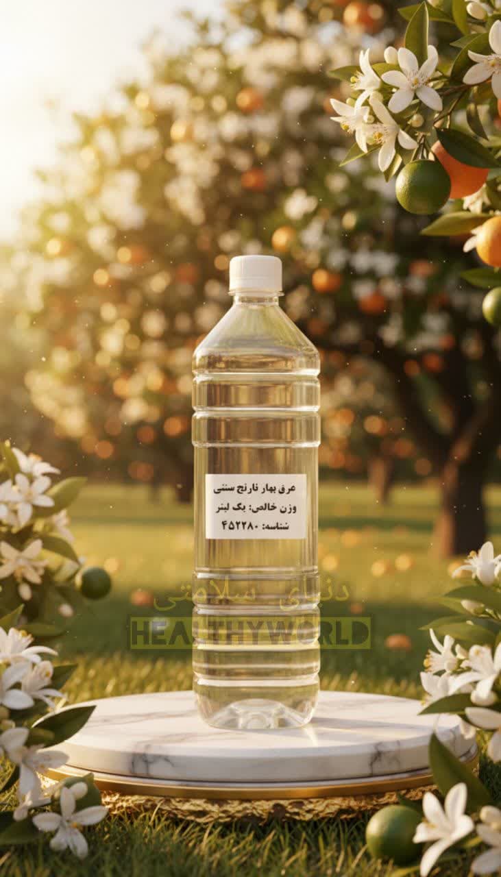 عرق بهار نارنج سنتی یک لیتری — تصویر ۱۲