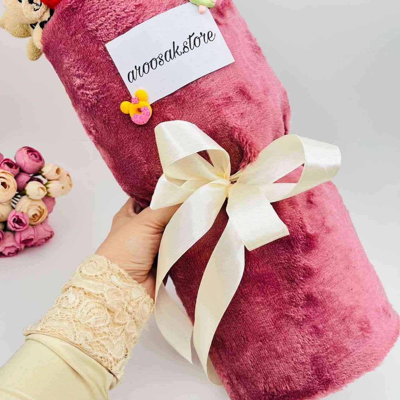بوکت عروسکی خرس ۴ رنگ قلب دار کد 849 — تصویر ۴