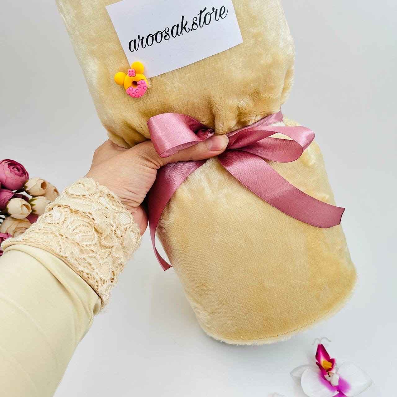 بوکت عروسکی خرس ۴ رنگ قلب دار کد 852 — تصویر ۶