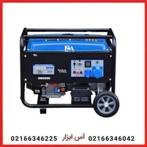 موتور برق بنزینی 8500 وات استارتی چرخدار ایسوا مدل GM-9000 — تصویر ۴