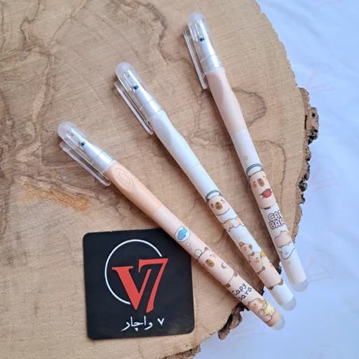 خودکار پاکن دار کاپی بارا فانتزی و کیوت خودکار پاکندار خرسی با نوک 5دهم مناسب جشن خودکار و جوایز مدارس
