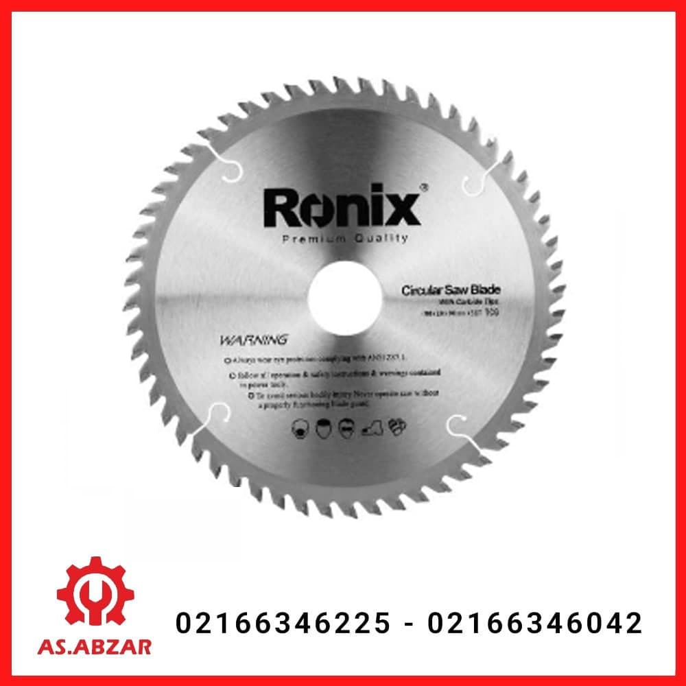 تیغ اره الماسه 56 *180 mdf رونیکس کد 5104 (سوپر)
