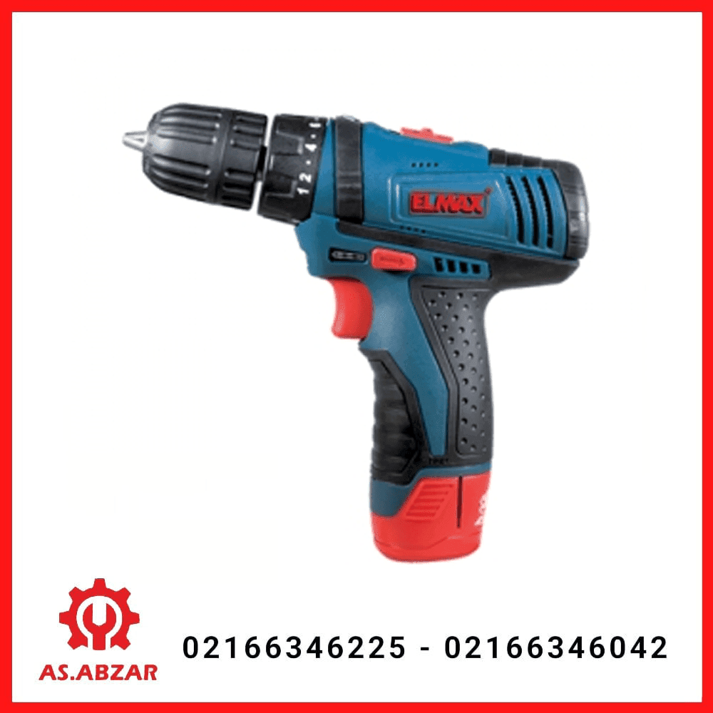 دریل شارژی 12 ولت المکس کد C.D 232