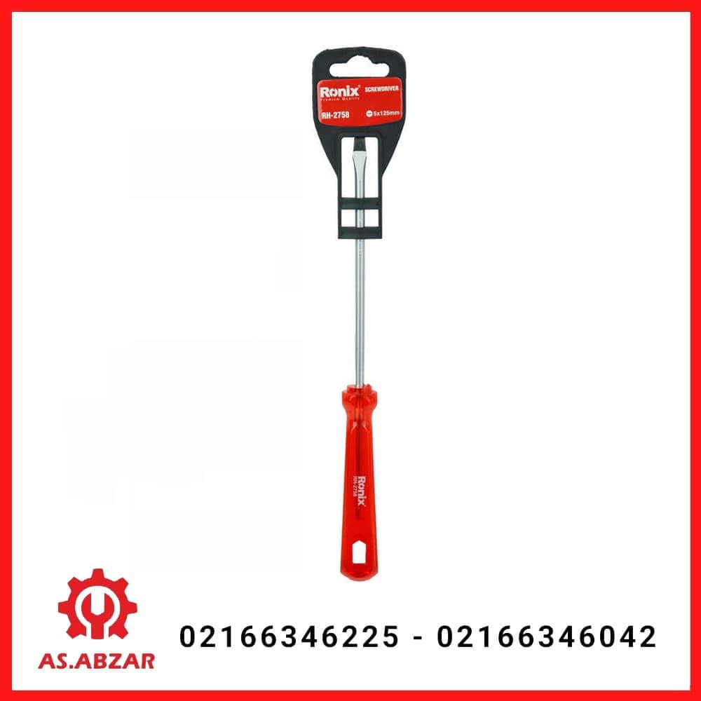 پیچگوشتی دوسو رونیکس کد 2758 — تصویر ۲