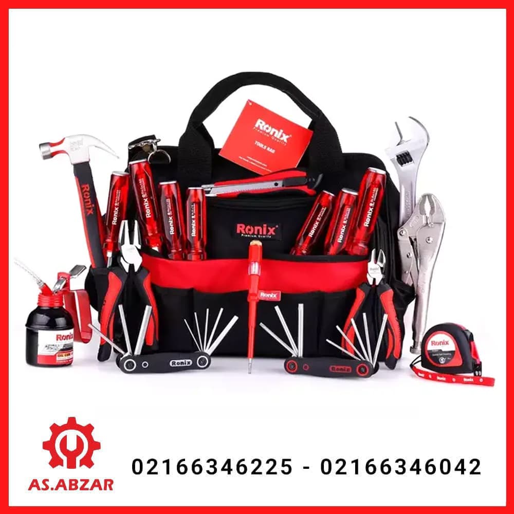 کیف ابزار با متعلقات رونیکس مدل 9101