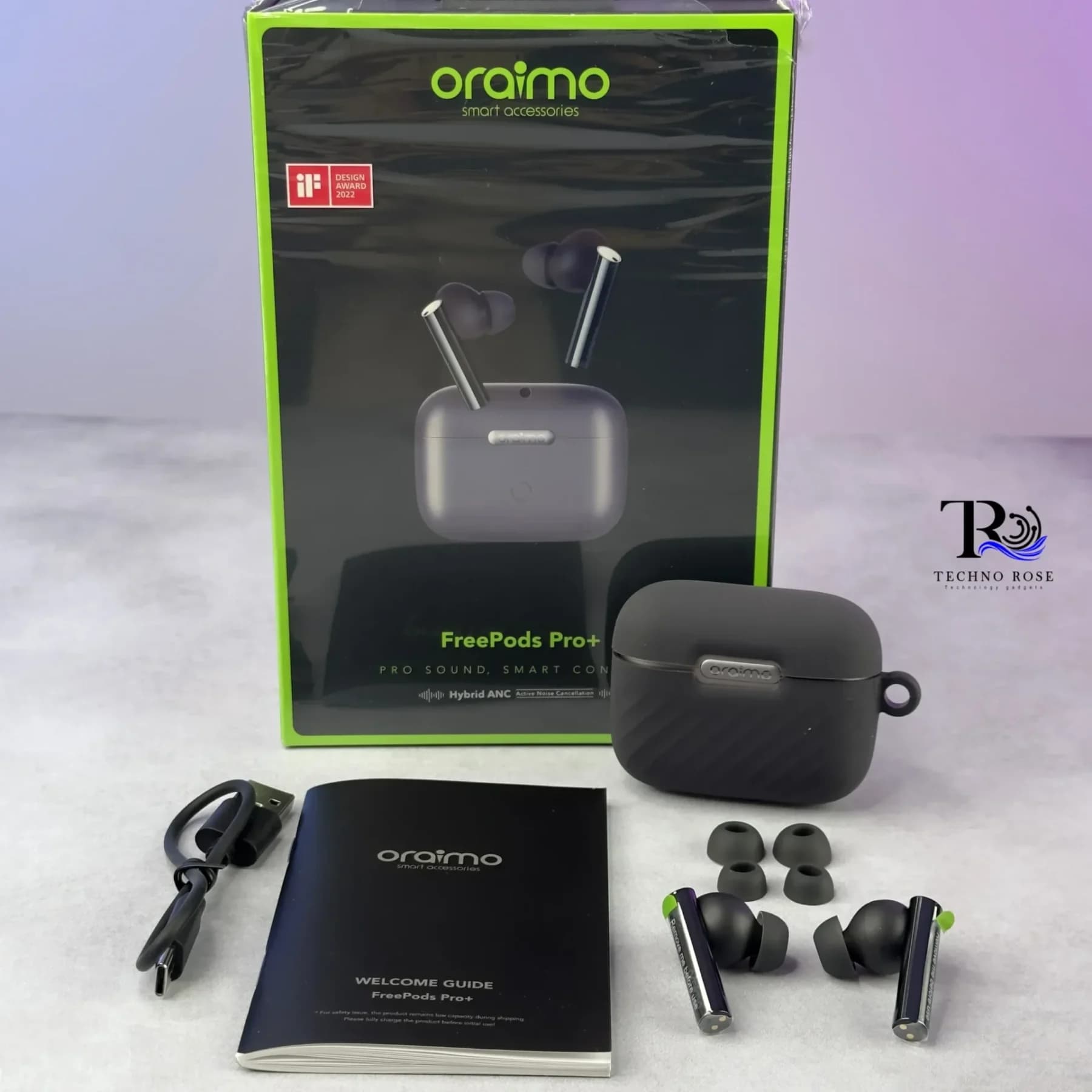 هدفون بی سیم اورایمو مدل FreePods Pro Plus — تصویر ۸