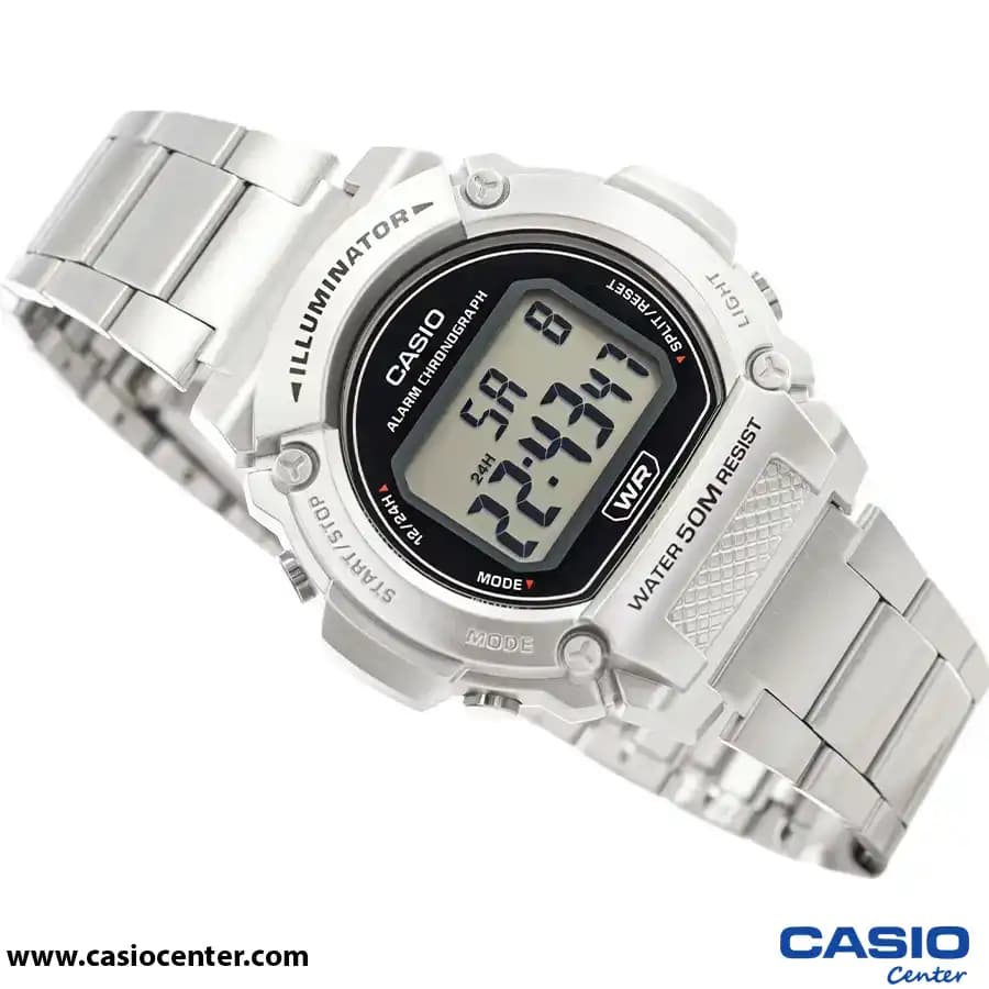 ساعت مچی دیجیتال کاسیو مدل W-219HD-1AVDF — تصویر ۱۰