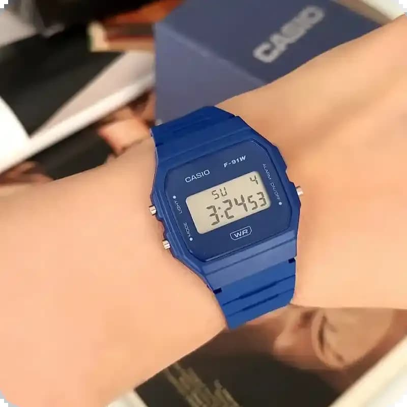 ساعت کاسیو وینتیج مدل F-91WB-2A1DF — تصویر ۶