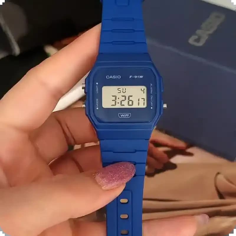 ساعت کاسیو وینتیج مدل F-91WB-2A1DF — تصویر ۵