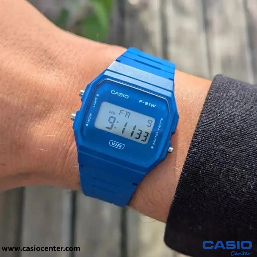 ساعت کاسیو وینتیج مدل F-91WB-2A1DF — تصویر ۸