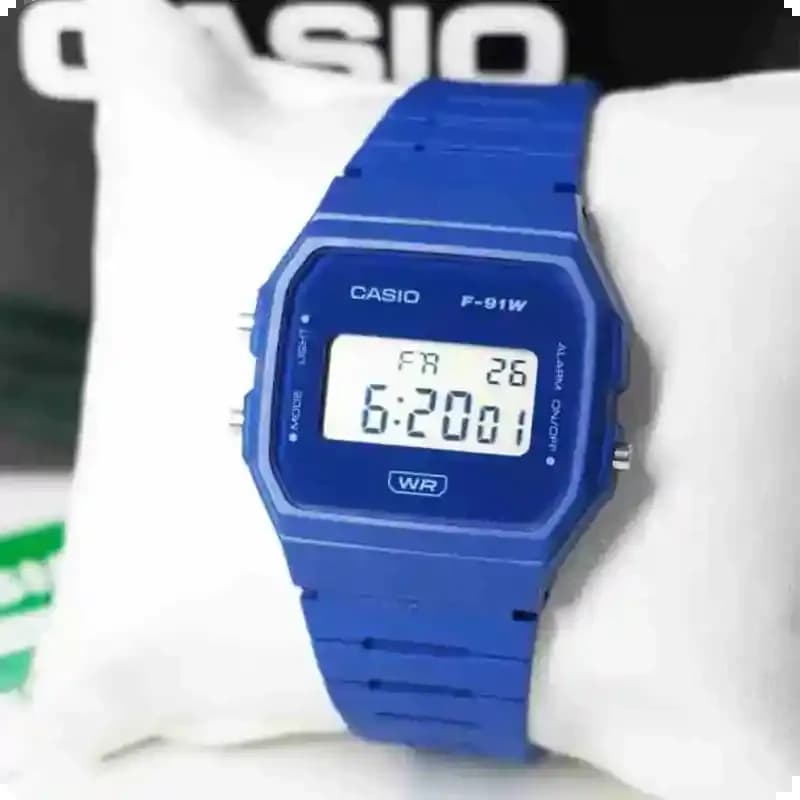 ساعت کاسیو وینتیج مدل F-91WB-2A1DF — تصویر ۴