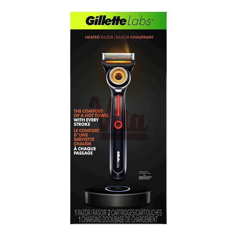 تیغ اصلاح ژیلت لبز حرارتی Gillette Labs Heated با دو یدک — تصویر ۶