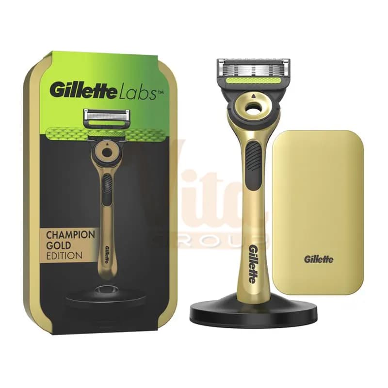 تیغ اصلاح ژیلت لبز Champion Gold هارد کیس تک یدک