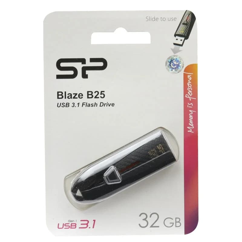 فلش 32 گیگ سیلیکون پاور Silicon Power Blaze B25 USB3.1 — تصویر ۳