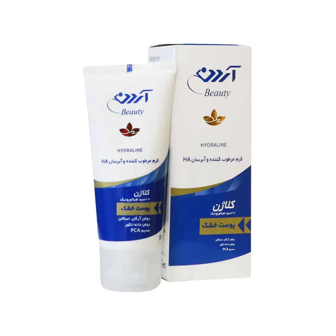 کرم مرطوب کننده و آبرسان پوست خشک آردن حاوی کلاژن 50 میلی لیتر/Ardene Collagen HA Cream For Dry Skin
