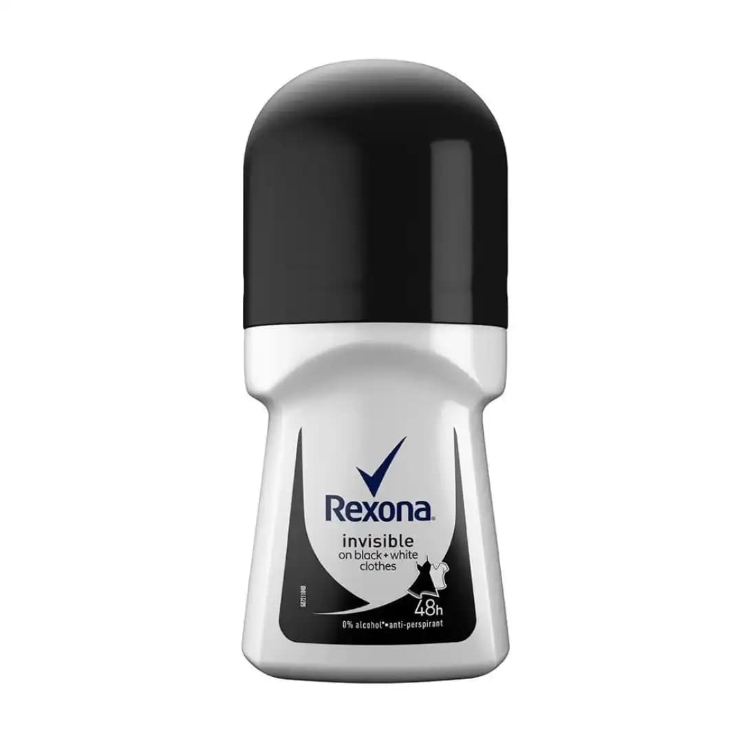 دئودورانت رولی زنانه اینویزیبل دایموند رکسونا 48 ساعته/Invisible Black And White Diamond For Women REXONA — تصویر ۴