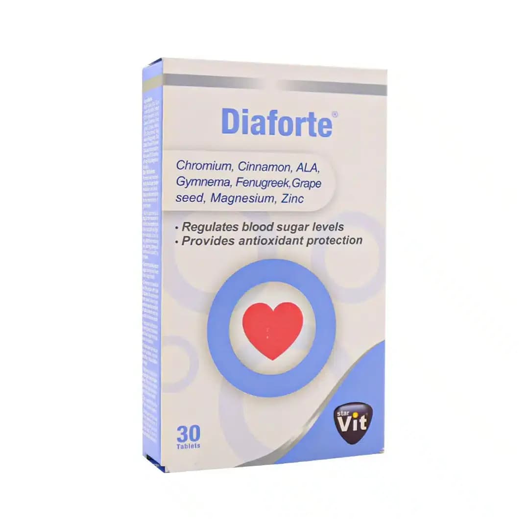 قرص دیافورت استار ویت 30 عددی/Starvit Diaforte 30 Tabs