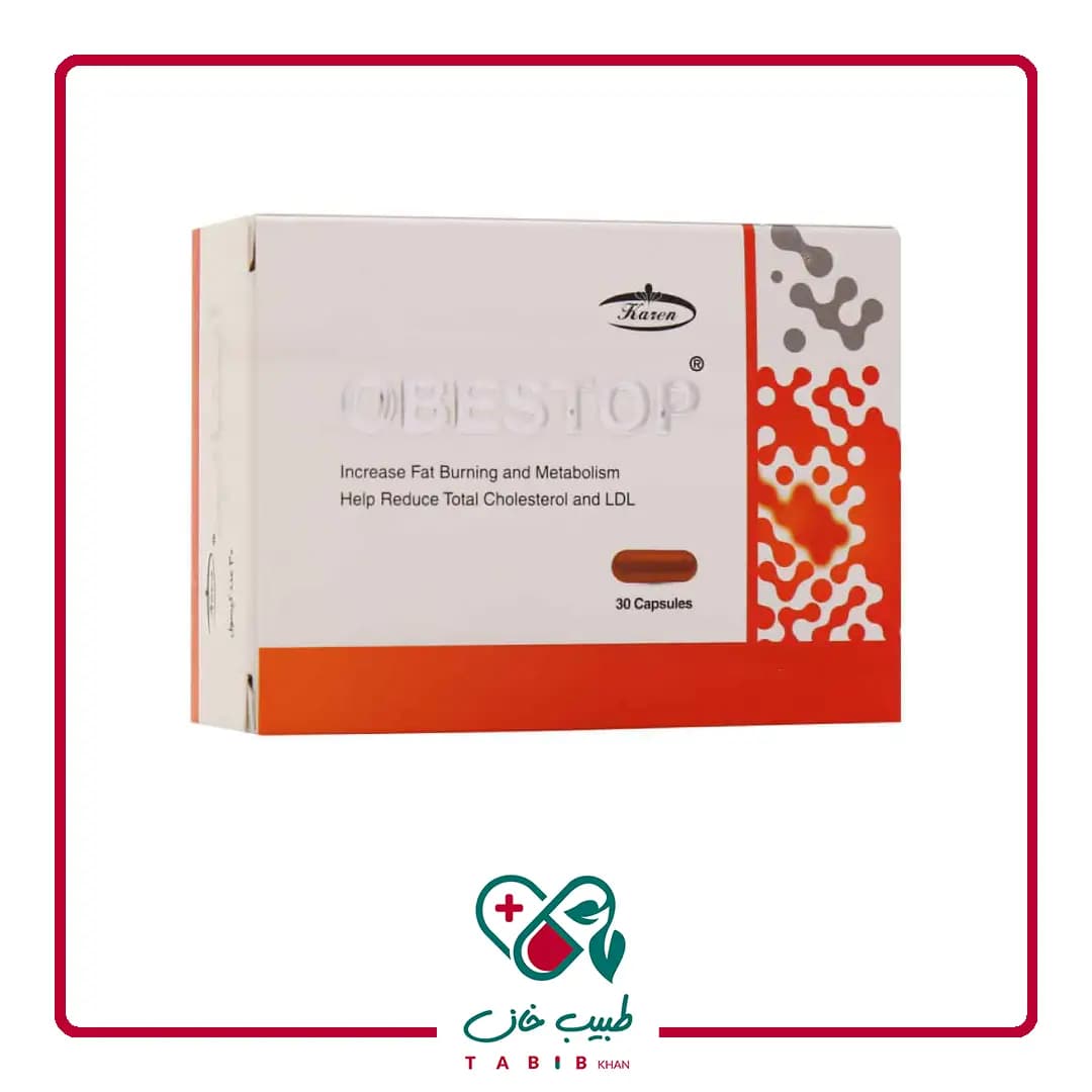 کپسول ابستاپ کارن 30عددی/Karen Obestop Innovative Fat Burner 30 Caps