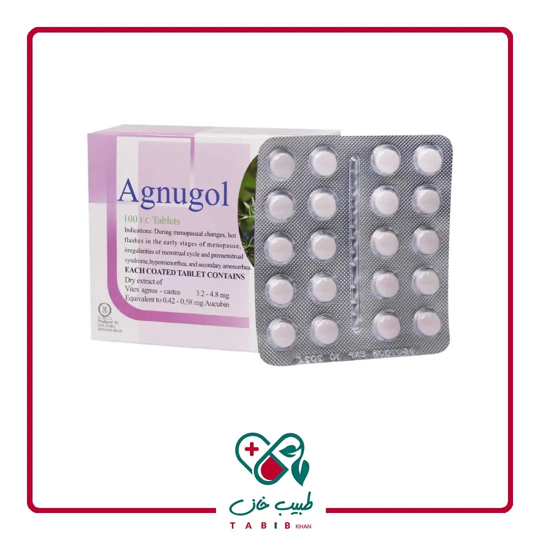 قرص اگنوگل گل دارو 100 عددی/goldaru Agnugol 100 Tab — تصویر ۳