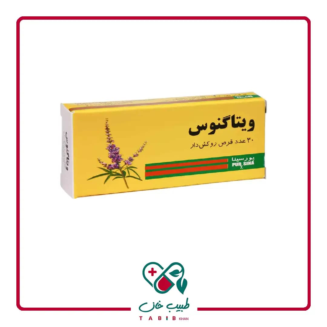 قرص روکشدار ویتاگنوس پورسینا 30 عددی/PurSina Vitagnus 30 Tabs — تصویر ۲