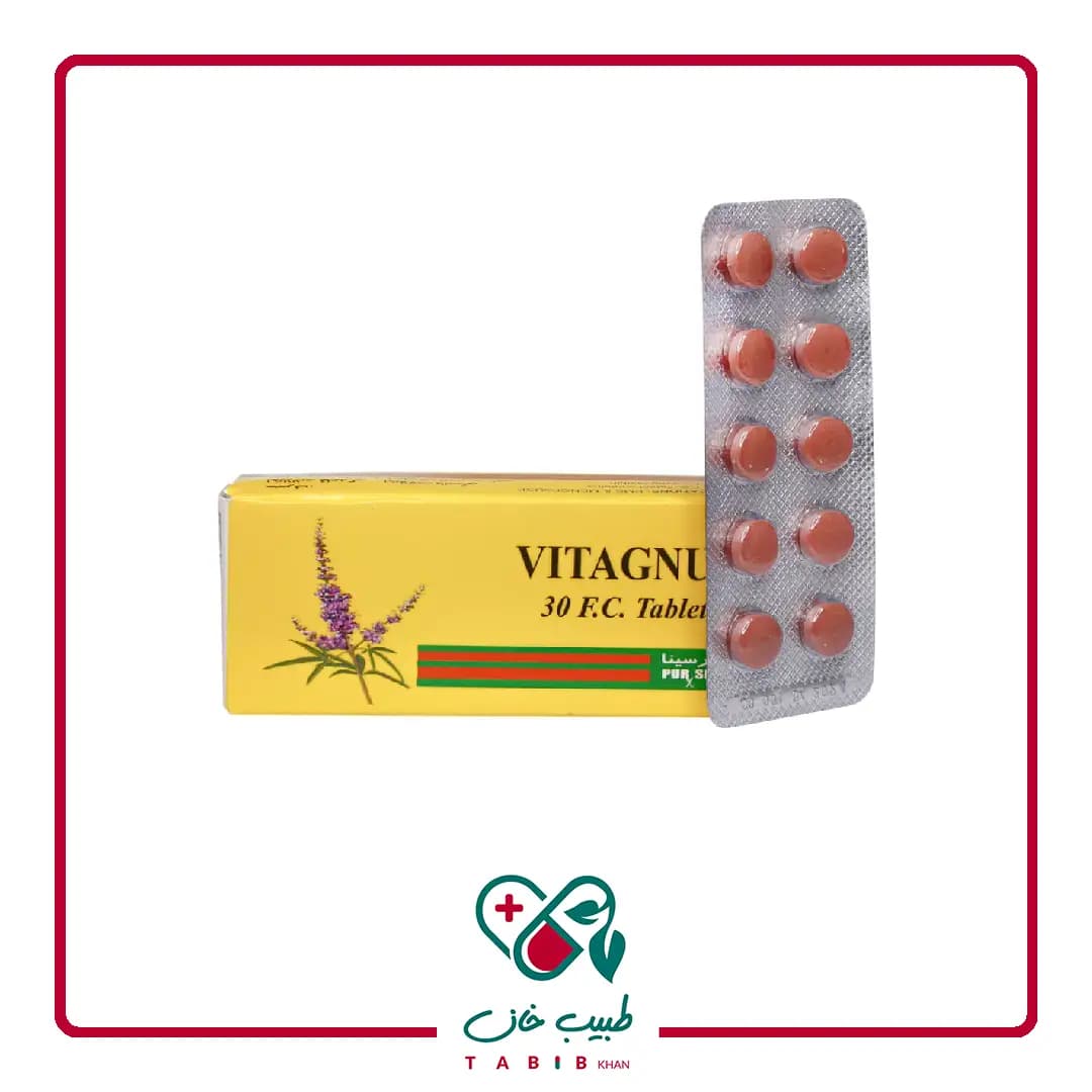 قرص روکشدار ویتاگنوس پورسینا 30 عددی/PurSina Vitagnus 30 Tabs — تصویر ۳