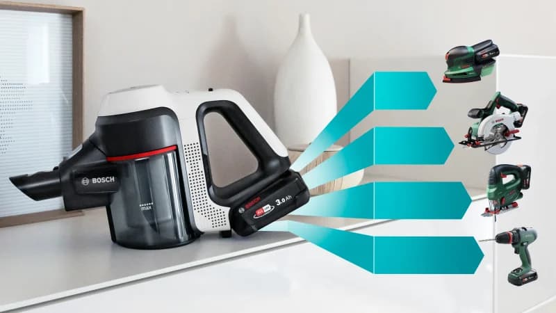 جارو شارژی بوش مدل BCS712GB — تصویر ۸