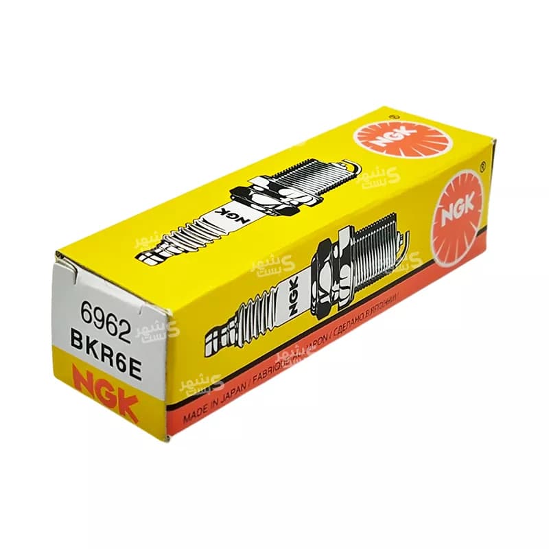 شمع خودرو تک پلاتین پایه کوتاه ان جی کی NGK ژاپن مدل BKR6E 6962 — تصویر ۹