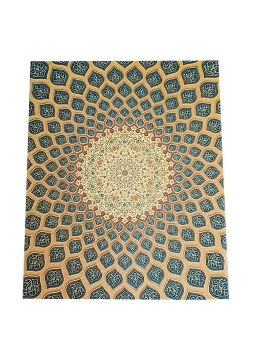 جعبه هدیه طرح شمسه سنتی نخودی متوسط