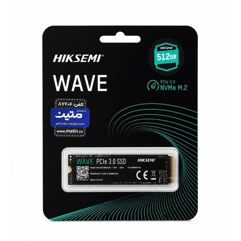 SSD اینترنال Hiksemi WAVE 512GB NVMe M.2 PCIe 3.0 — تصویر ۷