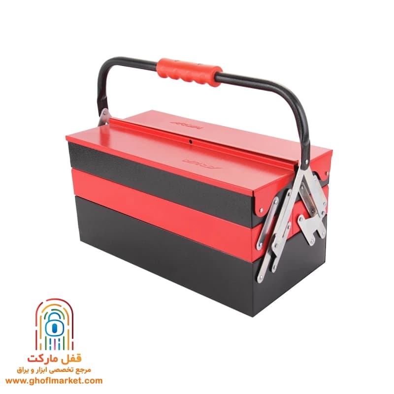 جعبه ابزار فلزی 40 سانت 3 طبقه آروا مدل 4706 — تصویر ۶