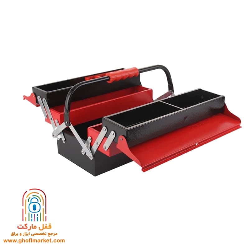 جعبه ابزار فلزی 40 سانت 3 طبقه آروا مدل 4706 — تصویر ۷
