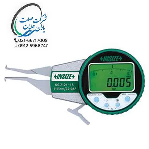 کولیس داخل‌سنج دیجیتال ۵ تا ۱۵ میلی‌متر مدل ۲۱۲۱-۱۵ اینسایز (INSIZE) — تصویر ۴