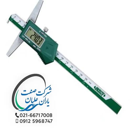 عمق سنج لبه دار 20 سانت اینسایز مدل 200-1142 — تصویر ۳