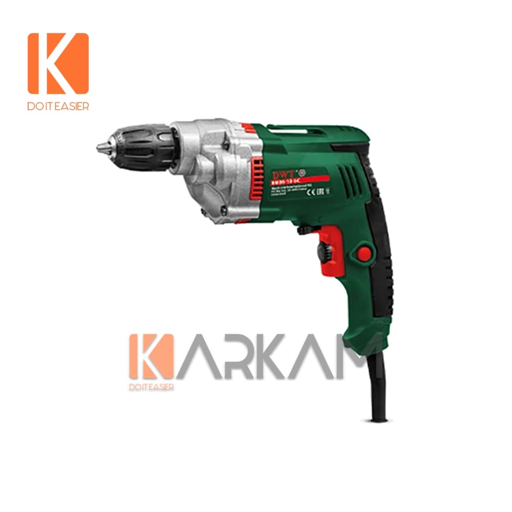 دریل برقی گیربکسی 600 وات DWT مدل BM06-10GC — تصویر ۱۰