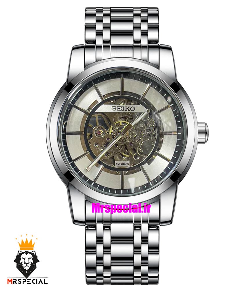 ساعت سیکو مردانه اتوماتیک استیل صفحه سفید 021291 SEIKO Automatic