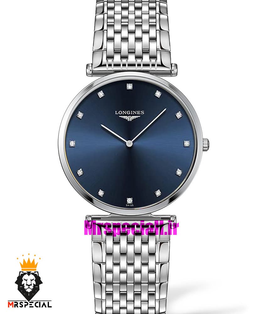 ساعت لونژین مردانه استیل صفحه ابی LONGINES 021287 — تصویر ۸