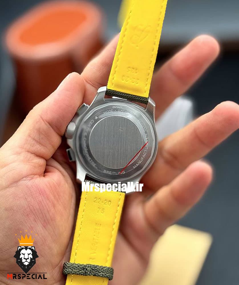 ساعت برایتلینگ مردانه کرنوگراف بند برزنتی Breitling Avenger 021260 — تصویر ۹