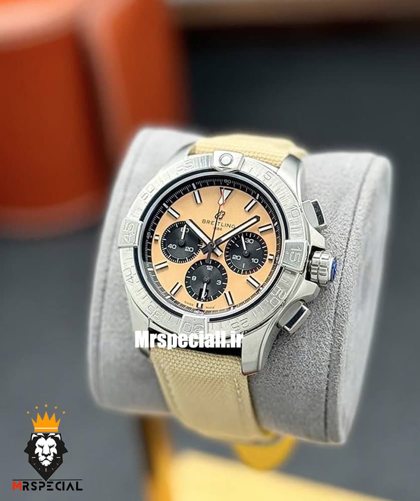 ساعت برایتلینگ مردانه کرنوگراف بند برزنتی Breitling Avenger 021260 — تصویر ۳