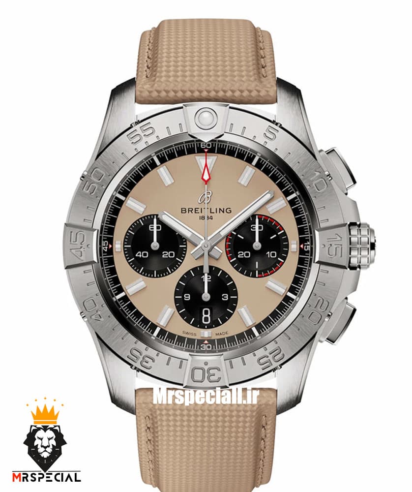 ساعت برایتلینگ مردانه کرنوگراف بند برزنتی Breitling Avenger 021260
