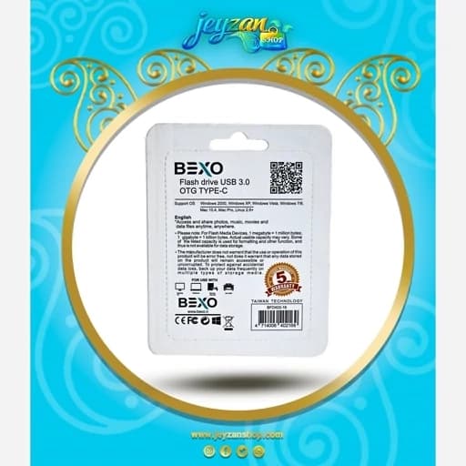 فلش مموری بکسو مدل B402 طلایی ظرفیت 64گیگابایت — تصویر ۵