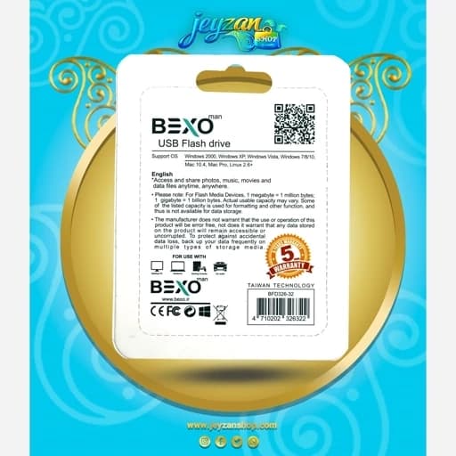 فلش مموری بکسو مدل B326 ظرفیت 32گیگابایت — تصویر ۳