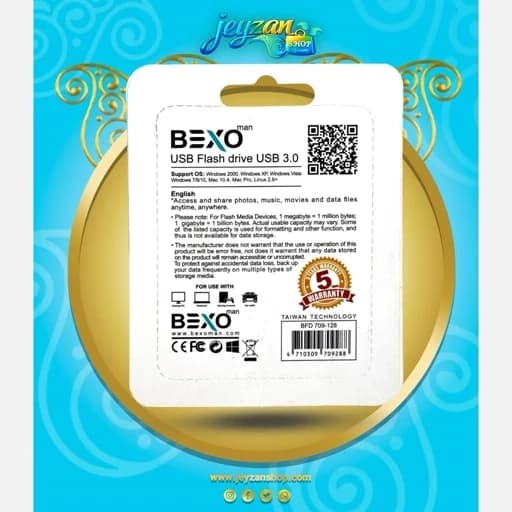 فلش مموری بکسو USB3 مدل B709 ظرفیت 128 گیگابایت — تصویر ۳
