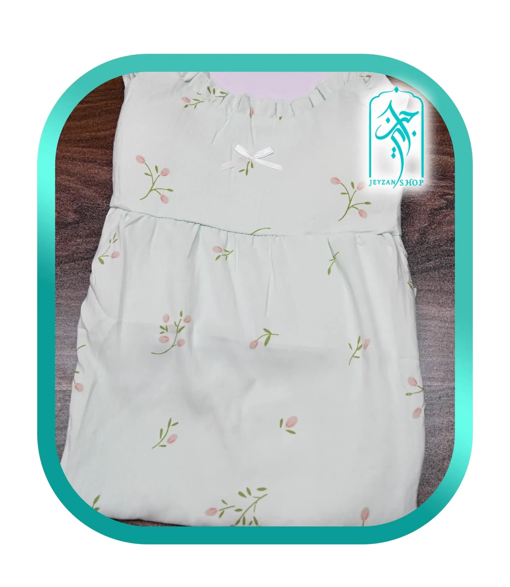 پیراهن راحتی زنانه مدل سه گل کد H254 — تصویر ۸