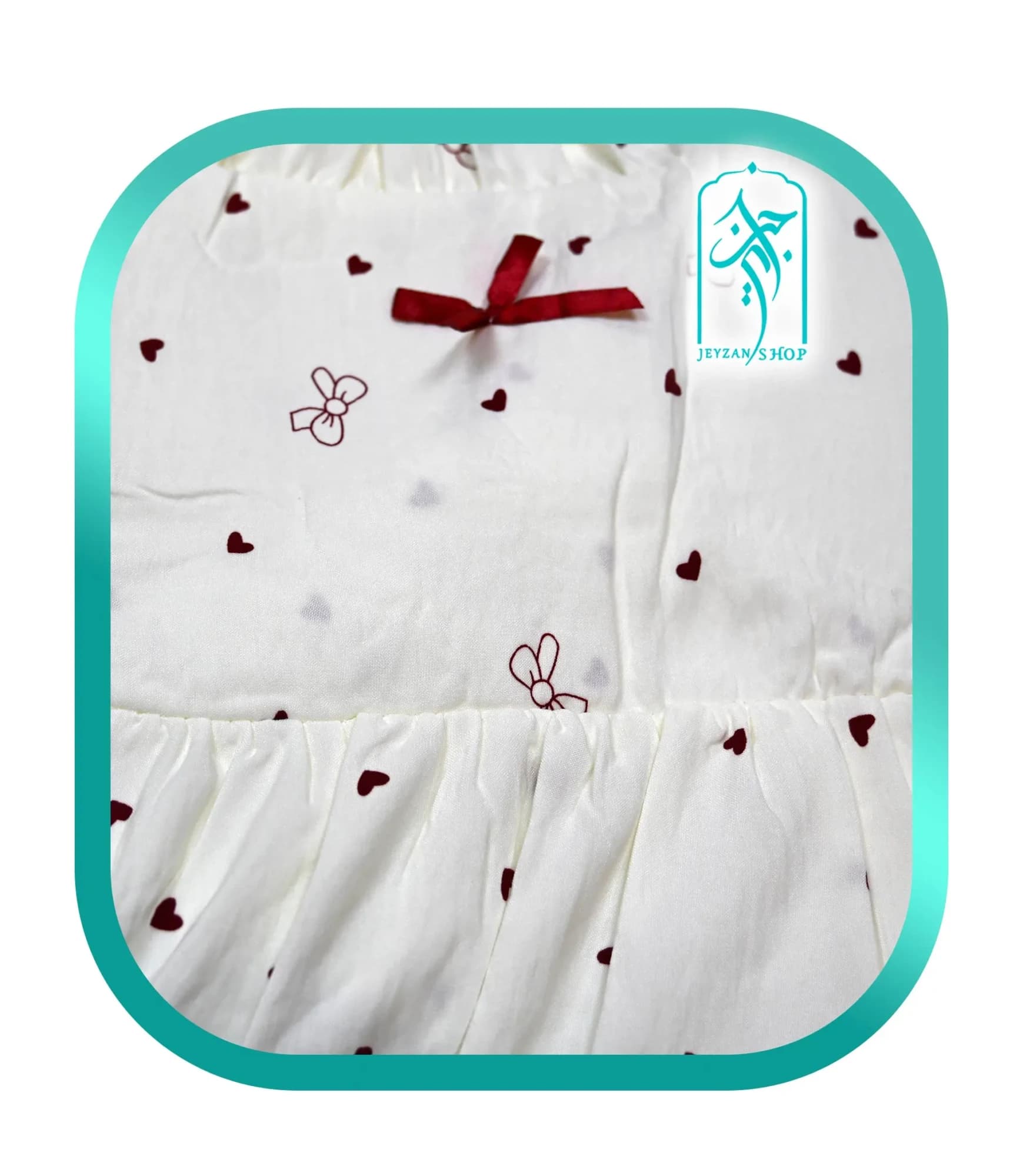 پیراهن راحتی زنانه مدل قلبی کد H252 — تصویر ۵