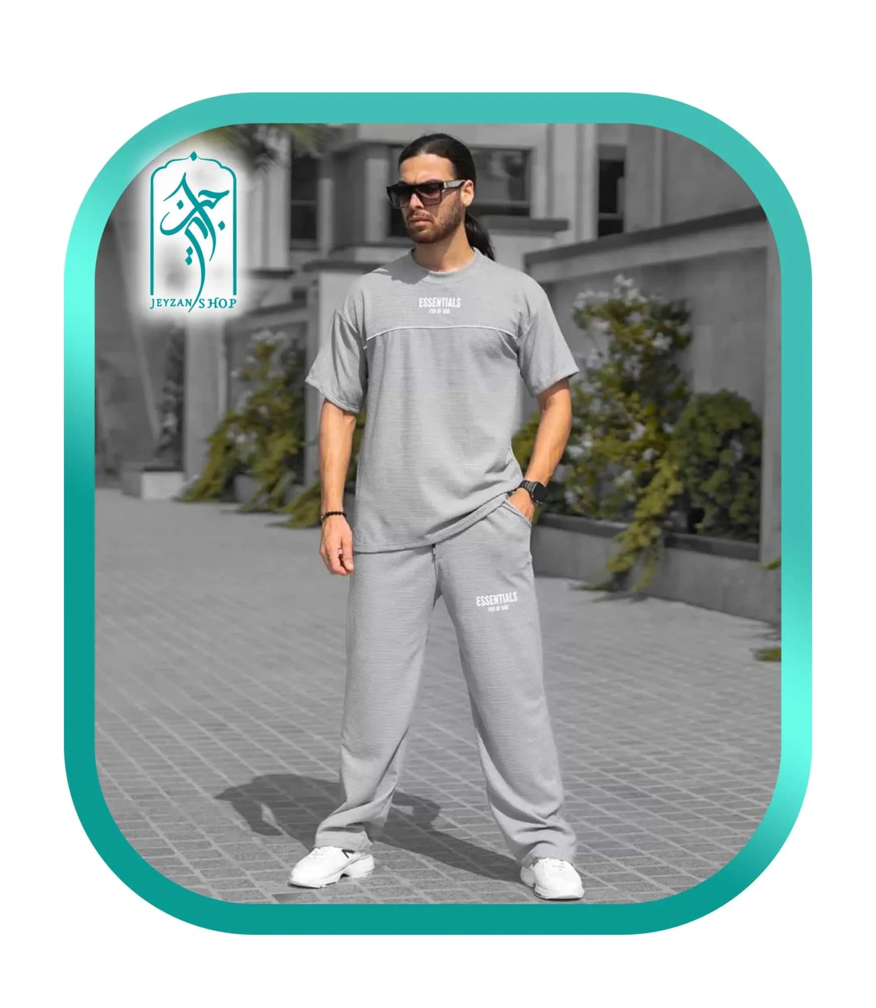 ست تیشرت و شلوار مردانه مدل ESSENTIALS کد M232 — تصویر ۱۲