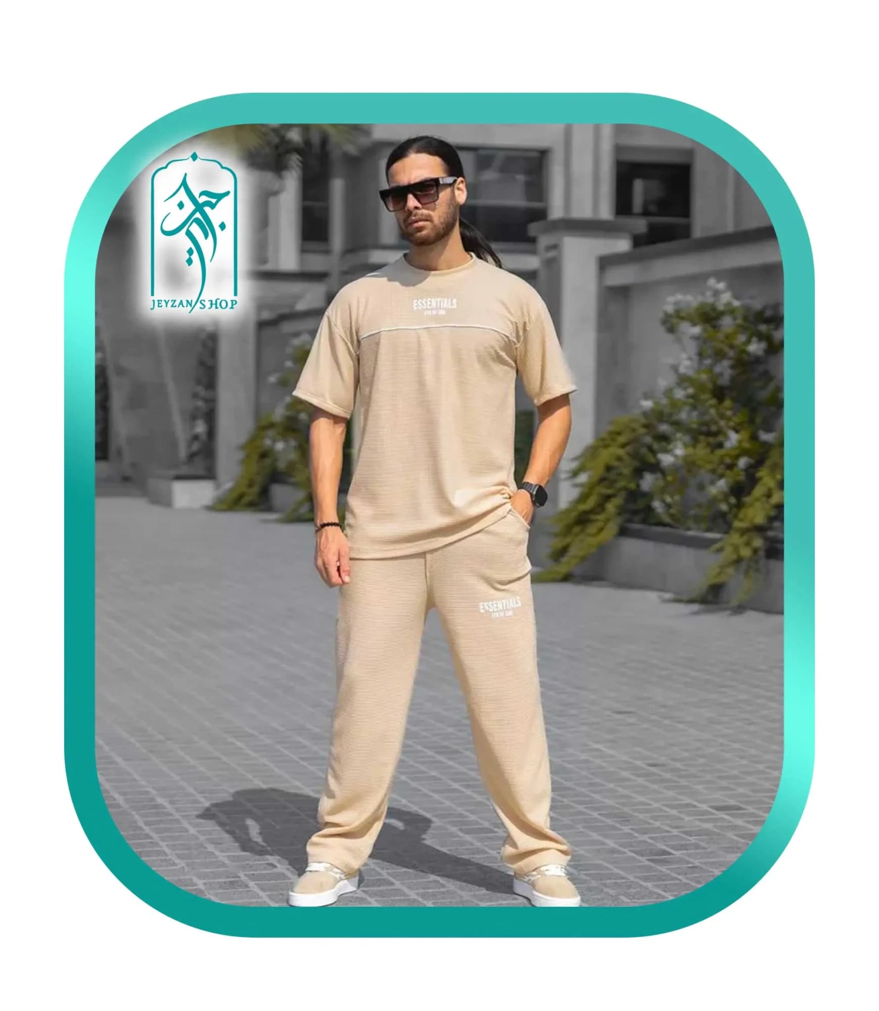 ست تیشرت و شلوار مردانه مدل ESSENTIALS کد M232 — تصویر ۱۱