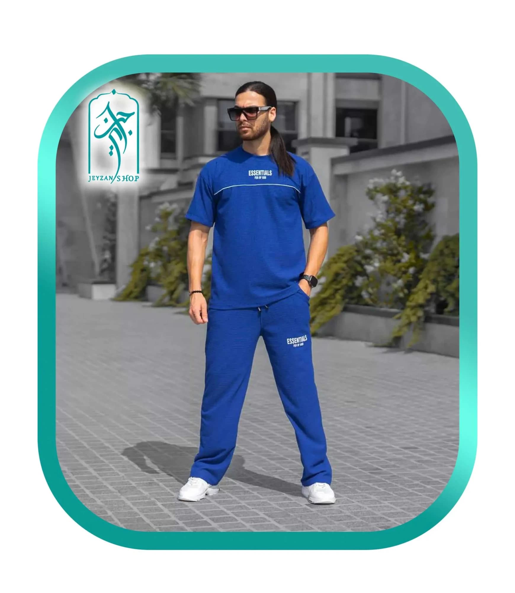 ست تیشرت و شلوار مردانه مدل ESSENTIALS کد M232 — تصویر ۶