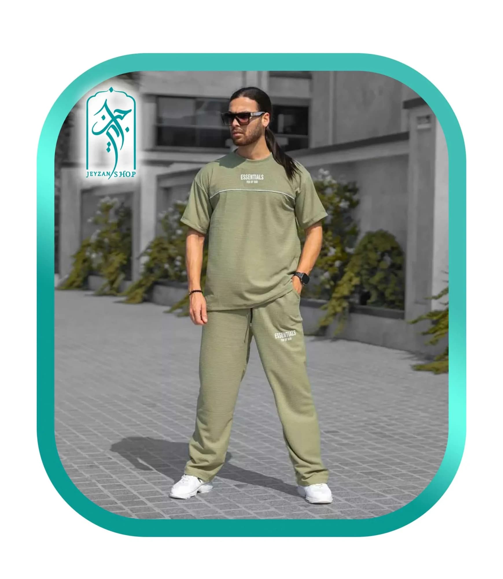 ست تیشرت و شلوار مردانه مدل ESSENTIALS کد M232 — تصویر ۵